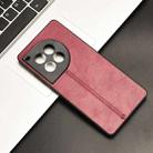 For OnePlus Ace 3 Pro Cow Pattern Sewing Back Cover Phone Case(Red) - 2