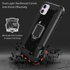 For iPhone 12 Pro Max Carbon Fiber Protective Case with 360 Degree Rotating Ring Holder(Black) - 3