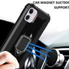 For iPhone 12 Pro Max Carbon Fiber Protective Case with 360 Degree Rotating Ring Holder(Black) - 5