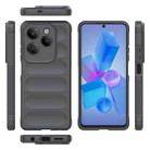 For Infinix Hot 40 Pro / Hot 40 Magic Shield TPU + Flannel Phone Case(Dark Grey) - 3