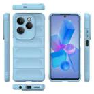 For Infinix Hot 40 Pro / Hot 40 Magic Shield TPU + Flannel Phone Case(Light Blue) - 3