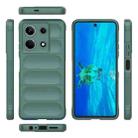 For Infinix Note 30 4G Magic Shield TPU + Flannel Phone Case(Dark Green) - 3