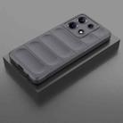 For Infinix Note 30 4G Magic Shield TPU + Flannel Phone Case(Dark Grey) - 2