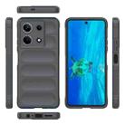 For Infinix Note 30 4G Magic Shield TPU + Flannel Phone Case(Dark Grey) - 3