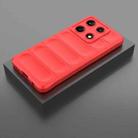 For Infinix Note 30 Pro X6788 Magic Shield TPU + Flannel Phone Case(Red) - 2