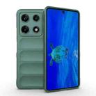 For Infinix Note 30 Pro X6788 Magic Shield TPU + Flannel Phone Case(Dark Green) - 1