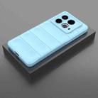 For Infinix Note 40 5G India Magic Shield TPU + Flannel Phone Case(Light Blue) - 2