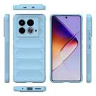 For Infinix Note 40 5G India Magic Shield TPU + Flannel Phone Case(Light Blue) - 3