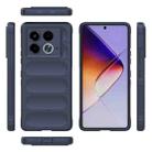 For Infinix Note 40 5G India Magic Shield TPU + Flannel Phone Case(Dark Blue) - 3