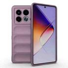 For Infinix Note 40 5G India Magic Shield TPU + Flannel Phone Case(Purple) - 1