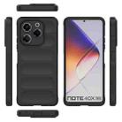 For Infinix Note 40X 5G Global Magic Shield TPU + Flannel Phone Case(Black) - 3