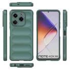 For Infinix Note 40X 5G Global Magic Shield TPU + Flannel Phone Case(Dark Green) - 3