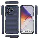 For Infinix Note 40X 5G Global Magic Shield TPU + Flannel Phone Case(Dark Blue) - 3