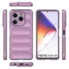 For Infinix Note 40X 5G Global Magic Shield TPU + Flannel Phone Case(Purple) - 3