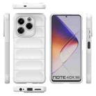 For Infinix Note 40X 5G Global Magic Shield TPU + Flannel Phone Case(White) - 3