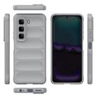 For Infinix Hot 50 4G Global Magic Shield TPU + Flannel Phone Case(Grey) - 3