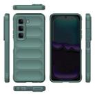 For Infinix Hot 50 4G Global Magic Shield TPU + Flannel Phone Case(Dark Green) - 3
