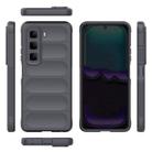 For Infinix Hot 50 4G Global Magic Shield TPU + Flannel Phone Case(Dark Grey) - 3