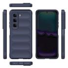 For Infinix Hot 50 4G Global Magic Shield TPU + Flannel Phone Case(Dark Blue) - 3