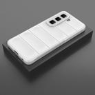 For Infinix Hot 50 4G Global Magic Shield TPU + Flannel Phone Case(White) - 2