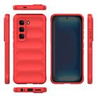 For Infinix Hot 50 Pro 4G Global Magic Shield TPU + Flannel Phone Case(Red) - 3