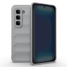 For Infinix Hot 50 Pro 4G Global Magic Shield TPU + Flannel Phone Case(Grey) - 1