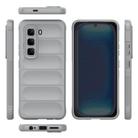 For Infinix Hot 50 Pro 4G Global Magic Shield TPU + Flannel Phone Case(Grey) - 3
