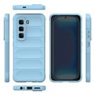 For Infinix Hot 50 Pro 4G Global Magic Shield TPU + Flannel Phone Case(Light Blue) - 3