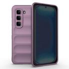For Infinix Hot 50 Pro 4G Global Magic Shield TPU + Flannel Phone Case(Purple) - 1