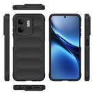 For Infinix Hot 50i 4G Global Magic Shield TPU + Flannel Phone Case(Black) - 3