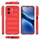 For Infinix Hot 50i 4G Global Magic Shield TPU + Flannel Phone Case(Red) - 3