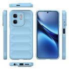 For Infinix Hot 50i 4G Global Magic Shield TPU + Flannel Phone Case(Light Blue) - 3