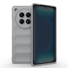 For Infinix Zero 40 5G Global Magic Shield TPU + Flannel Phone Case(Grey) - 1