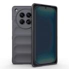 For Infinix Zero 40 5G Global Magic Shield TPU + Flannel Phone Case(Dark Grey) - 1