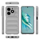 For Tecno Spark 20 Magic Shield TPU + Flannel Phone Case(Grey) - 3