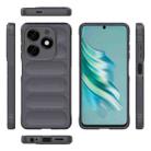 For Tecno Spark 20 Magic Shield TPU + Flannel Phone Case(Dark Grey) - 3