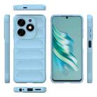 For Tecno Spark 20 Magic Shield TPU + Flannel Phone Case(Light Blue) - 3