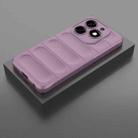 For Tecno Spark 20 Magic Shield TPU + Flannel Phone Case(Purple) - 2