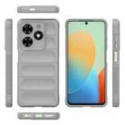For Tecno Spark Go 2024 / 20C / Pop 8 Magic Shield TPU + Flannel Phone Case(Grey) - 3