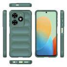 For Tecno Spark Go 2024 / 20C / Pop 8 Magic Shield TPU + Flannel Phone Case(Dark Green) - 3
