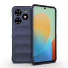 For Tecno Spark Go 2024 / 20C / Pop 8 Magic Shield TPU + Flannel Phone Case(Dark Blue) - 1