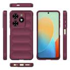 For Tecno Spark Go 2024 / 20C / Pop 8 Magic Shield TPU + Flannel Phone Case(Wine Red) - 3
