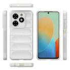 For Tecno Spark Go 2024 / 20C / Pop 8 Magic Shield TPU + Flannel Phone Case(White) - 3