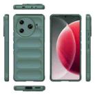 For Tecno Camon 30 Pro 5G Global Magic Shield TPU + Flannel Phone Case(Dark Green) - 3