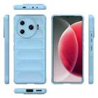 For Tecno Camon 30 Pro 5G Global Magic Shield TPU + Flannel Phone Case(Light Blue) - 3