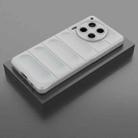 For Tecno Camon 30 4G Global Magic Shield TPU + Flannel Phone Case(Grey) - 2