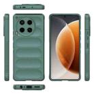 For Tecno Camon 30 4G Global Magic Shield TPU + Flannel Phone Case(Dark Green) - 3