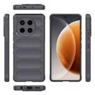 For Tecno Camon 30 4G Global Magic Shield TPU + Flannel Phone Case(Dark Grey) - 3
