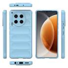 For Tecno Camon 30 4G Global Magic Shield TPU + Flannel Phone Case(Light Blue) - 3