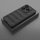 For Tecno Spark 20 Pro 4G Global Magic Shield TPU + Flannel Phone Case(Black) - 2